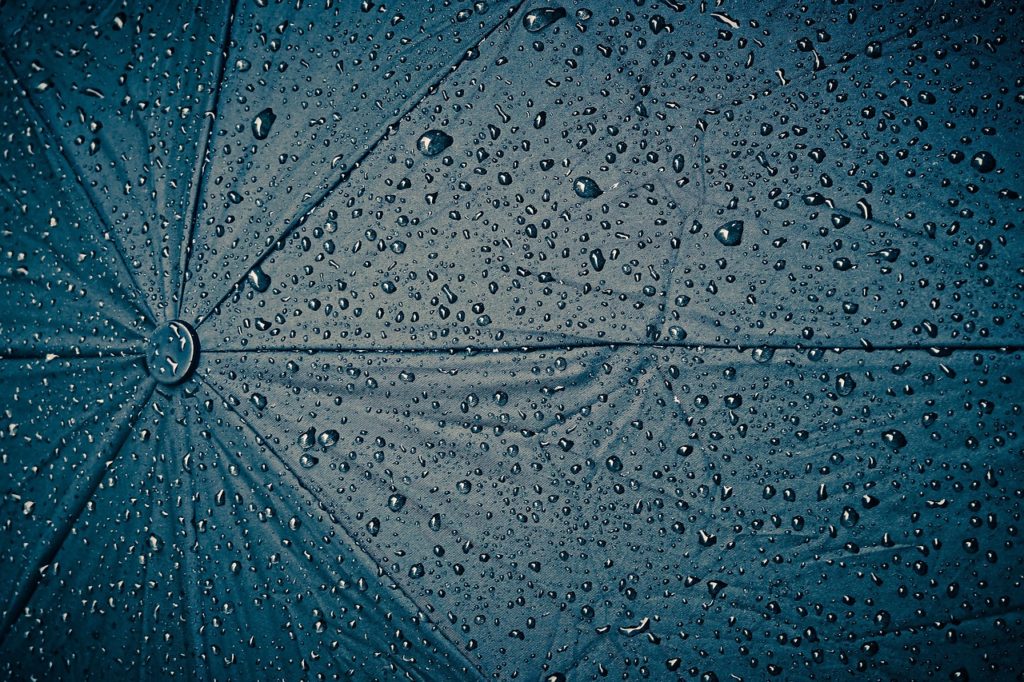 hd wallpaper, rainy day, umbrella